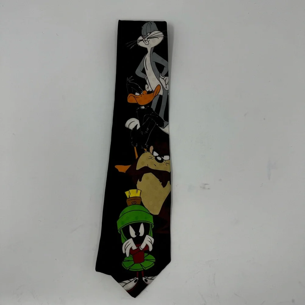 Looney Tunes Mania Men's Necktie Bugs‎ Daffy Taz Martian
